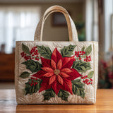 Stella di Natale Regale Borsa Tote Trapuntata