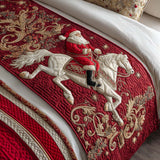Natale Runner da Letto Trapuntato
