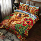 Set di Biancheria da Letto Trapuntata 3 Pezzi Rifugio del Retriever