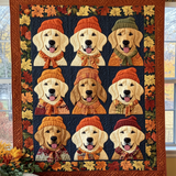 Golden Retriever Coperta Trapuntata