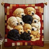 Sogni del Retriever Coperta Trapuntata