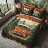 Set di Biancheria da Letto Trapuntata 3 Pezzi Avventura Retrò