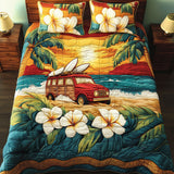 Set di Biancheria da Letto Trapuntata 3 Pezzi Retrò Beachbound