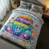 Set di Biancheria da Letto Trapuntata 3 Pezzi Cruiser Retrò