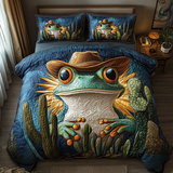Set di Biancheria da Letto Trapuntata 3 Pezzi Rodeo di Ribbit