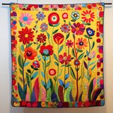 Fiori Rigogliosi Coperta Trapuntata
