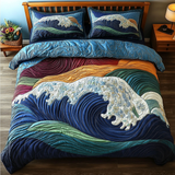 Set di Biancheria da Letto Trapuntata 3 Pezzi Orizzonte di Rippled