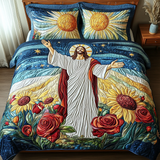 Set di Biancheria da Letto Trapuntata 3 Pezzi Luce di Risen
