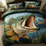 Set di Biancheria da Letto Trapuntata 3 Pezzi Re del Fiume