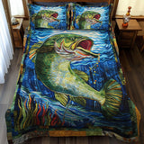 Set di Biancheria da Letto Trapuntata 3 Pezzi Riverbank Ruler