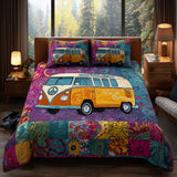 Set di Biancheria da Letto Trapuntata 3 Pezzi Groove della Strada