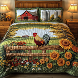 Set di Biancheria da Letto Trapuntata 3 Pezzi Gallo di Call