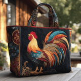 Gallo in Stile Fattoria Borsa Tote Trapuntata