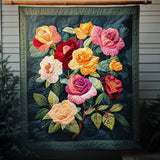 Eleganza della Rosa Coperta Trapuntata