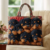 Orgoglio del Rottweiler Borsa Tote Trapuntata