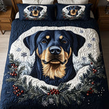 Set di Biancheria da Letto Trapuntata 3 Pezzi Rottweiler Gelido Furball