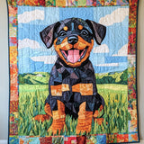 Rottweiler in Giardino Coperta Trapuntata