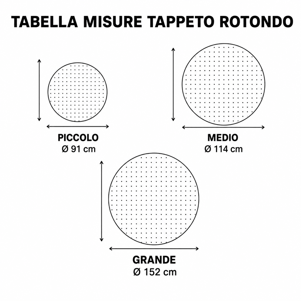 Bussola della Natura Tappeto Rotondo