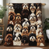 Shih Tzu Reale Coperta Trapuntata