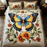 Set di Biancheria da Letto Trapuntata 3 Pezzi Reale Blu