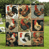 Gallo Rustico Coperta Trapuntata