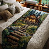 Sentiero della Baita Rustica Runner da Letto Trapuntato