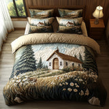 Set di Biancheria da Letto Trapuntata 3 Pezzi Rustico Chapel
