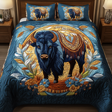Set di Biancheria da Letto Trapuntata 3 Pezzi Fascino Rustico