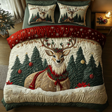Set di Biancheria da Letto Trapuntata 3 Pezzi Eleganza Rustica