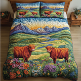 Set di Biancheria da Letto Trapuntata 3 Pezzi Rifugio Rustico