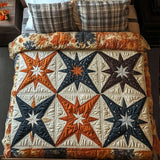 Set di Biancheria da Letto Trapuntata 3 Pezzi Stella Rustica