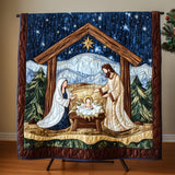 Sacra Nascita Coperta Trapuntata