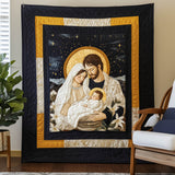 Scena Sacra del Natale Coperta Trapuntata