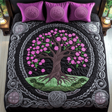 Set di Biancheria da Letto Trapuntata 3 Pezzi Crescita Sacra