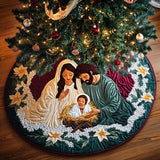 Sacra Armonia Copri Base per Albero di Natale Trapuntato