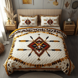 Set di Biancheria da Letto Trapuntata 3 Pezzi Sentiero Sacro