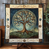 Radici Sacre Quilt Artistico da Parete