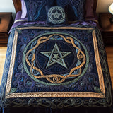 Set di Biancheria da Letto Trapuntata 3 Pezzi Stella Sacra