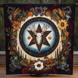 Sacra Fioritura di Stelle Coperta Trapuntata