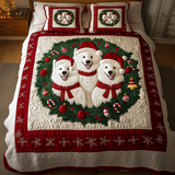 Set di Biancheria da Letto Trapuntata 3 Pezzi Allegria di Samoyed