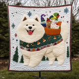 Gioia delle Feste del Samoiedo Coperta Trapuntata