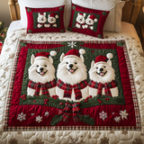 Set di Biancheria da Letto Trapuntata 3 Pezzi Gioia di Samoyed