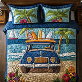 Set di Biancheria da Letto Trapuntata 3 Pezzi Sandbound Classico
