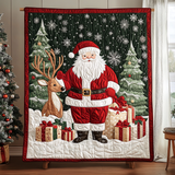 Allegria di Babbo Natale Coperta Trapuntata