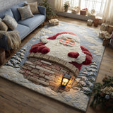 Babbo Natale nel Camino Tappeto