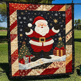 Babbo Natale di Natale Coperta Trapuntata