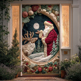 Notte Accogliente di Babbo Natale Copriporta Trapuntato