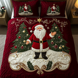 Set di Biancheria da Letto Trapuntata 3 Pezzi Sogni del Babbo Natale