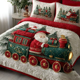 Set di Biancheria da Letto Trapuntata 3 Pezzi Natale Polare di Express