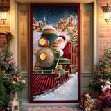 Binario Espresso di Babbo Natale Copriporta Trapuntato